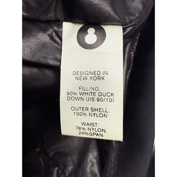 Snowman New York Puffer Jacket Size SMALL White Duck Down - Picture 12 of 14